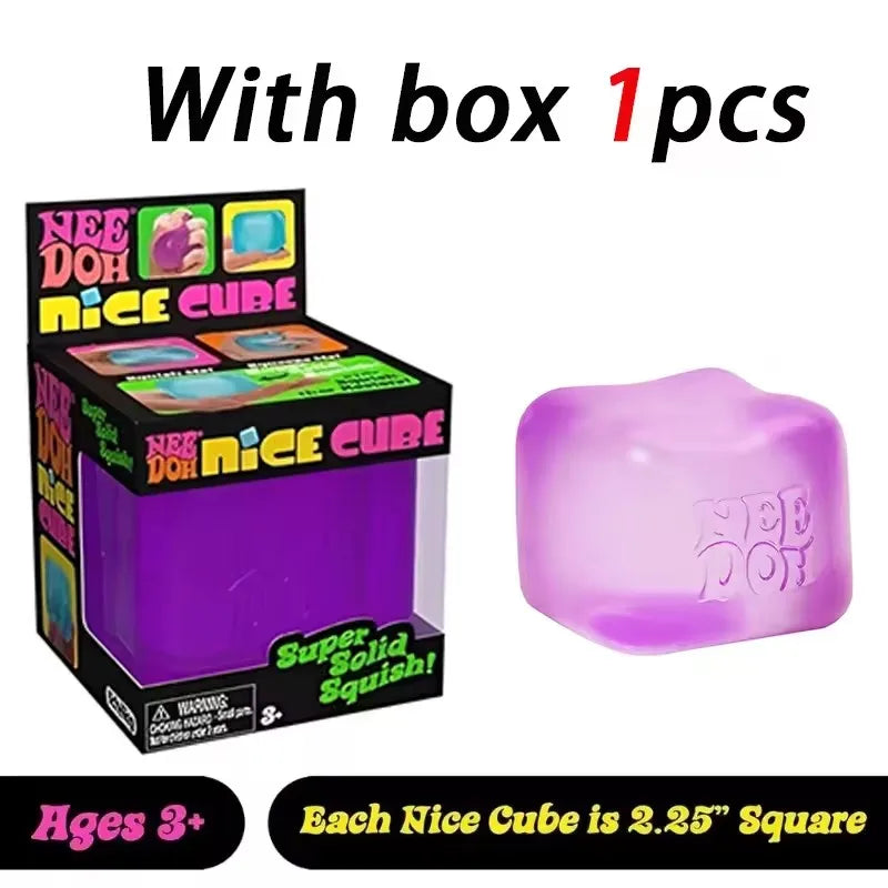 6cm Schylling Needoh Nice Cube, Sensory Toys, Anti-Stress Blocks, Stress Relief Jigsaw, Pressure Relief, Souvenir Gift