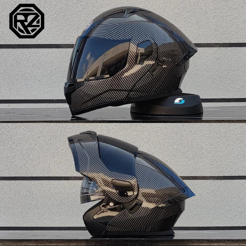 professional motorcycle sports flip helmet