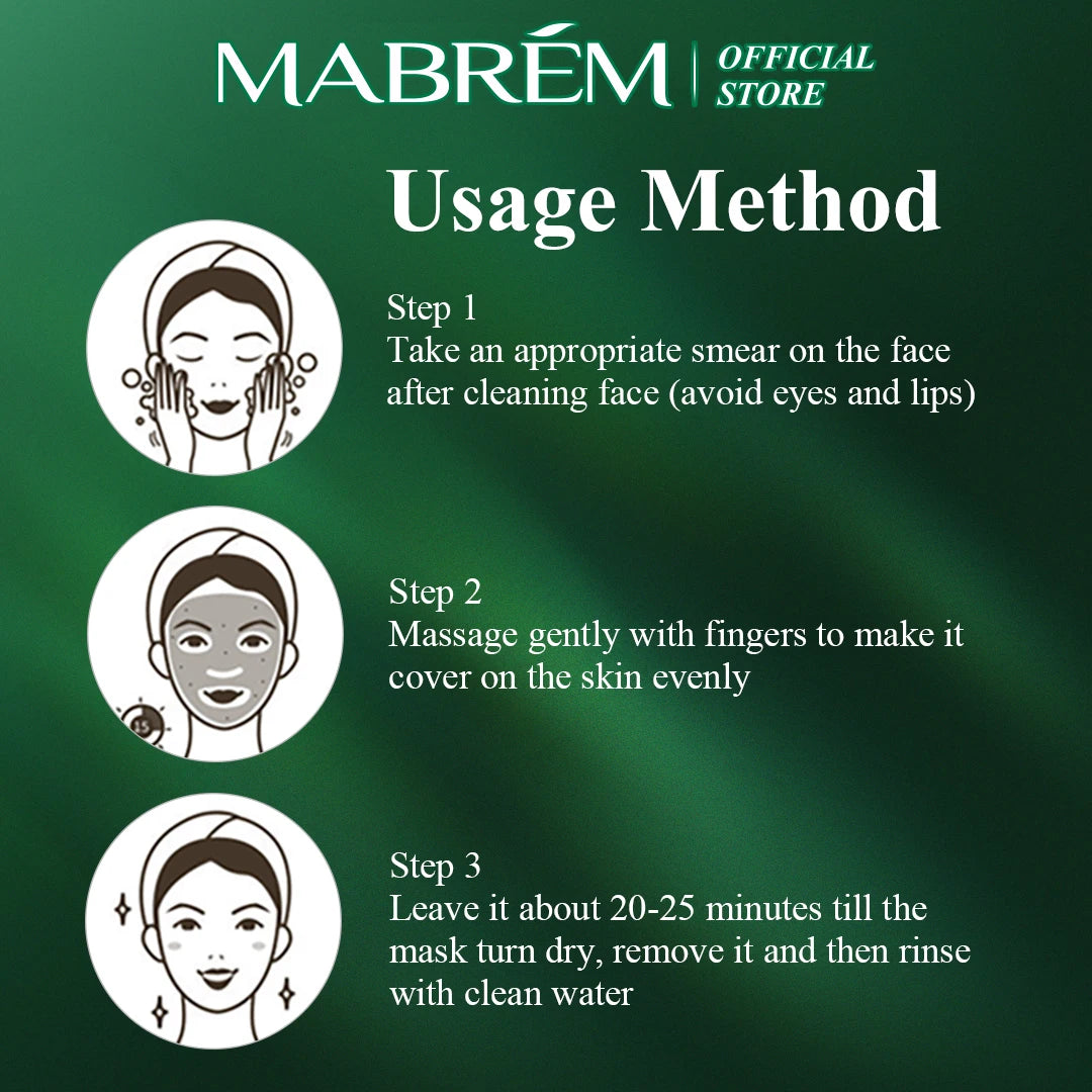 MABREM Gold Blackhead Mask Remove Stains Shrink Pore Improve Rough Skin Acne Depth Replenishment Moisturizing Oil-control 40g