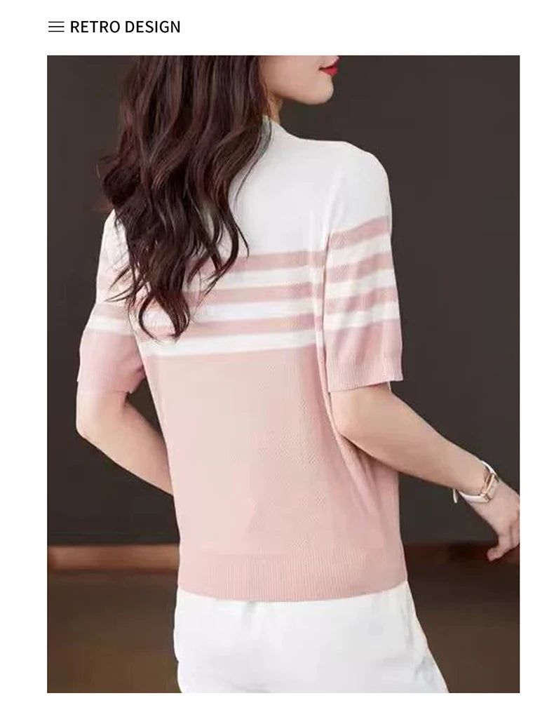 Women's POLO collar T-shirt