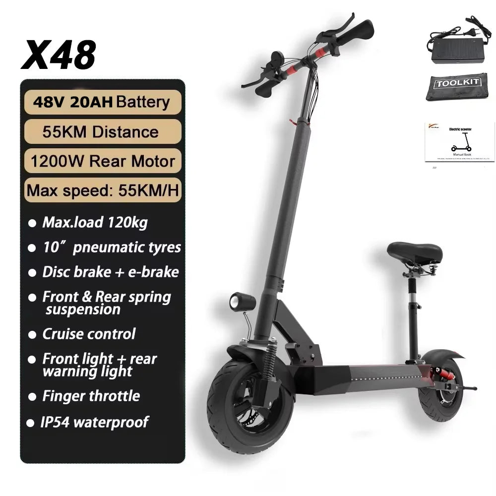 6000W Electric Scooter for Adults 85KM/H Max Speed Dual Motor