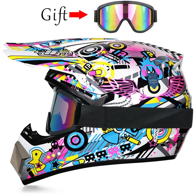Motorcycle helmet children off-road helmet bike