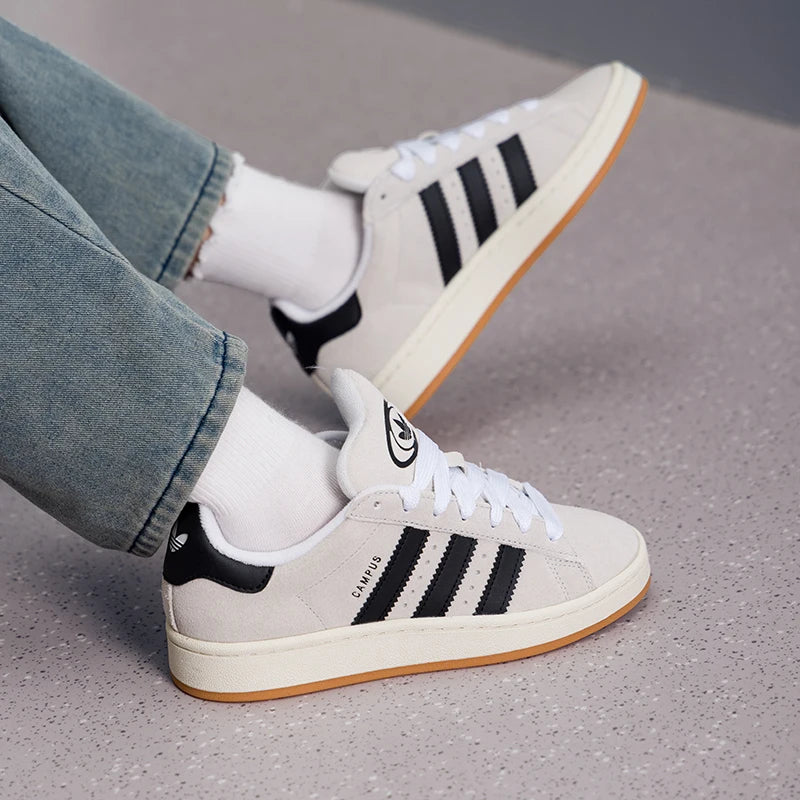 Adidas (Adidas) Trefoil Women's Sneakers Campus Trendy Sneakers Wear-Resistant Lightweight Low-Top Casual Shoes Gy0042