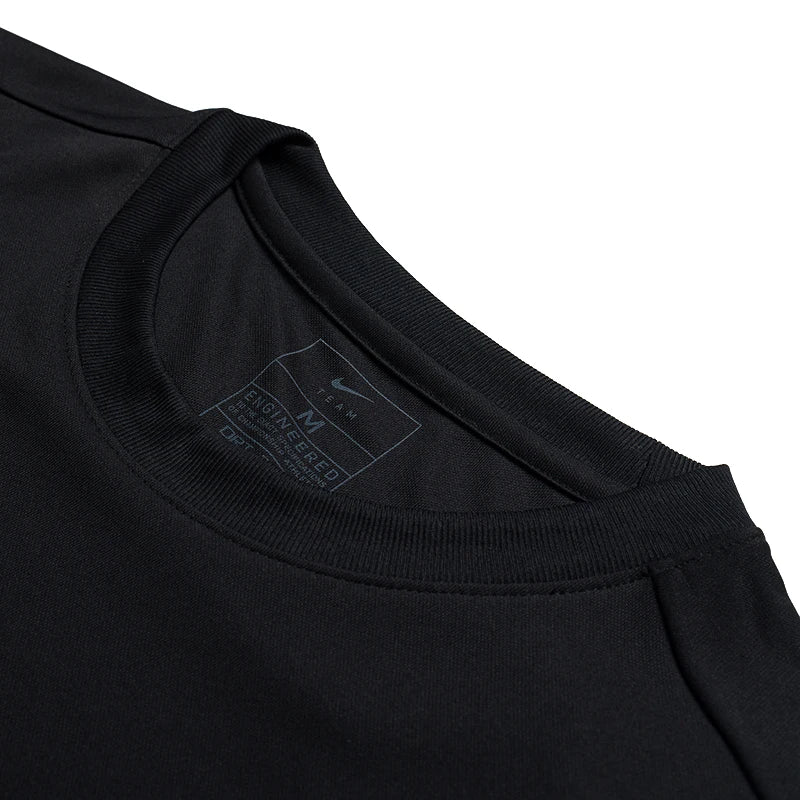 Nike Men's Running and Fitness Training Sportswear Round-Neck Breathable Quick-Drying Short-Sleeved Jersey