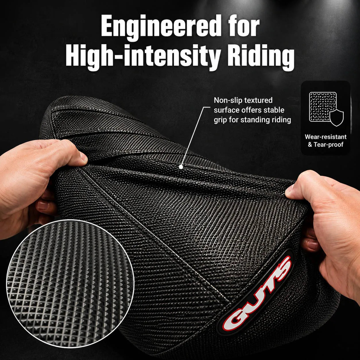 Motorcycle Pro Ribbed Anti-slip waterproof Cushion Cover For Surron Sur-Ron Lightbee