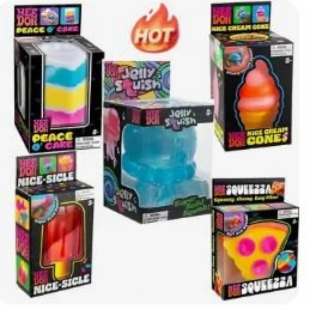 1PC NeeDoh Nice Cube Sensory Fidget Squeeze Toy For Anxiety