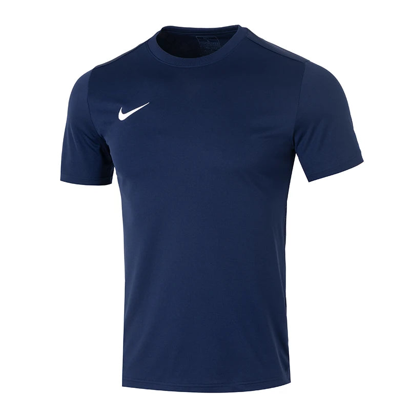 Nike Men's Running and Fitness Training Sportswear Round-Neck Breathable Quick-Drying Short-Sleeved Jersey