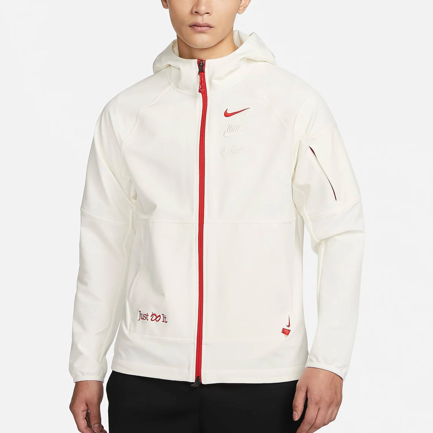 Nike Authentic Dragon Year Model Men's Thin Fleece Training Sports Hooded Jacket HF1107-133
