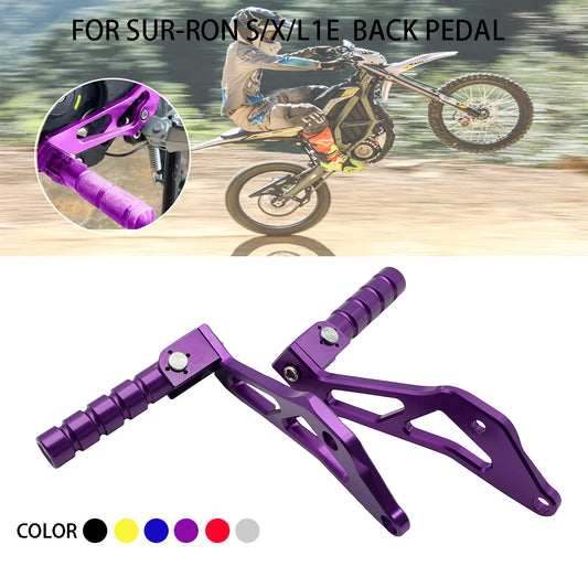 For Sur-Ron Light Bee X S Electric Dirt Bike Motorcycle CNC Rear Passenger Foot Peg Rests