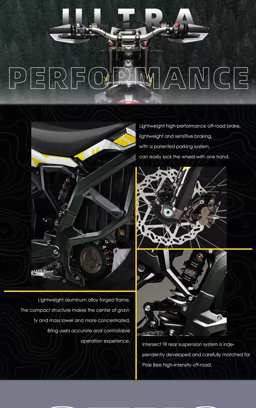 2026 New Released Sur Ron Ultra Bee Performance Model Electric Dirt Bike