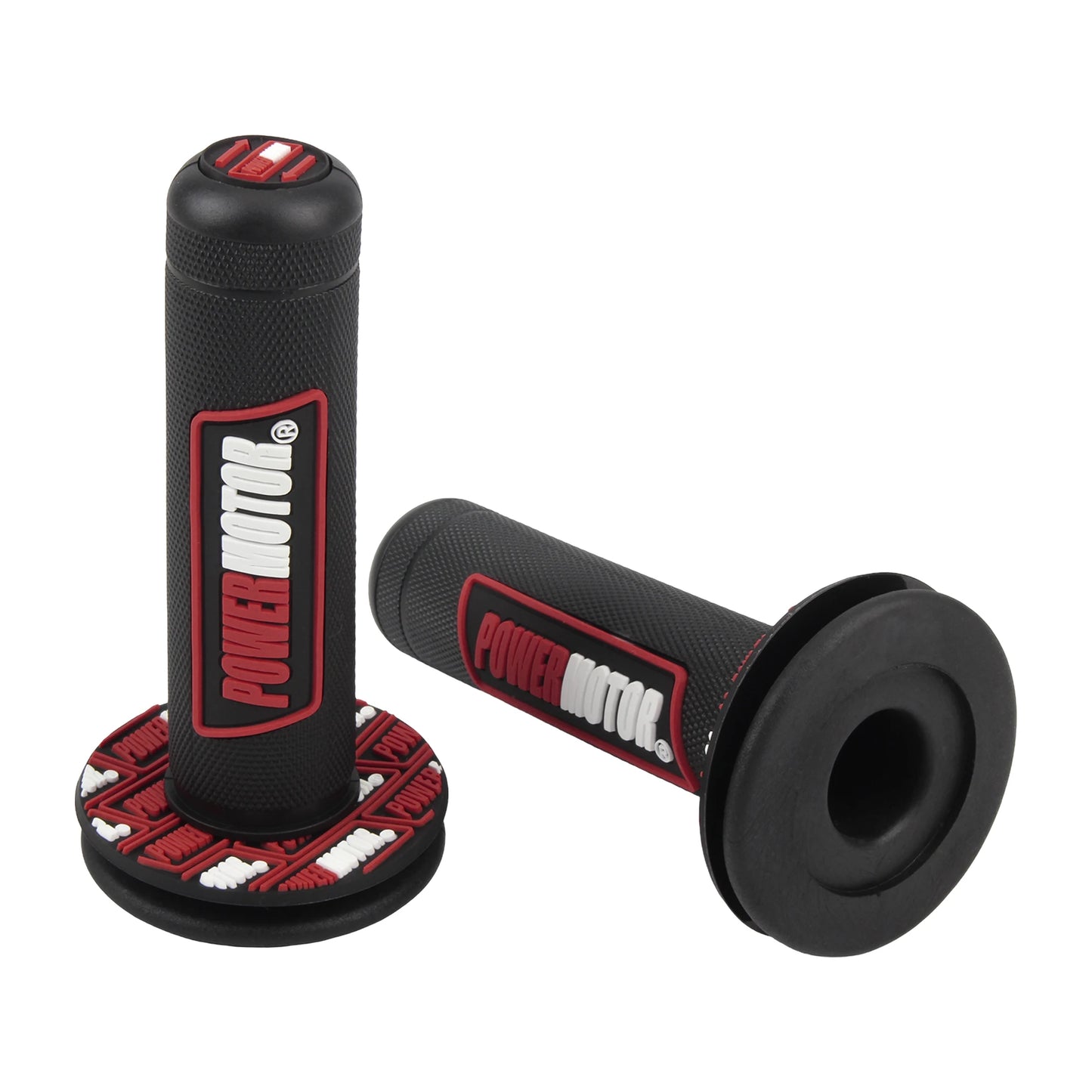 22 24mm Motorcycle PowerMotor Grips Anti-slip Gel Handle Wear-resistant Shock-absorbing Handlebar Accessories Motocross Pit Bike