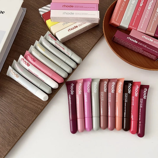 Brand Lip Balm Moisturizing Mirror Long Lasting Lip Gloss Ribbon