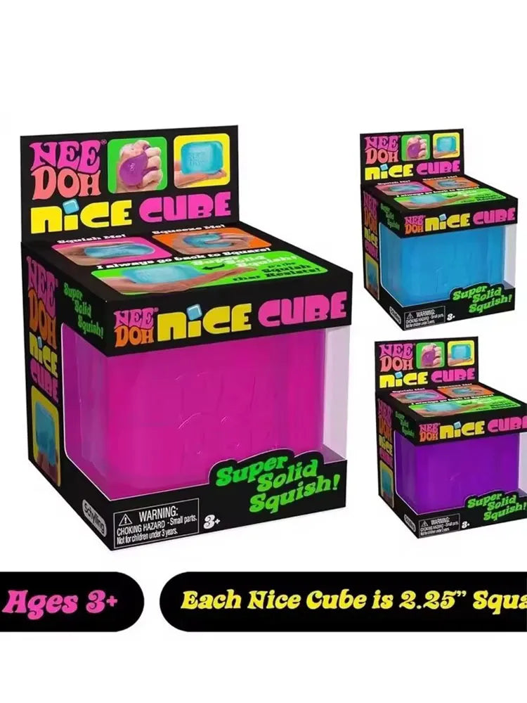 New Schylling Needoh Nice Cube, Sensory Toys, Anti-Stress Blocks, Stress Relief Jigsaw, Pressure Relief, Souvenir for Kids