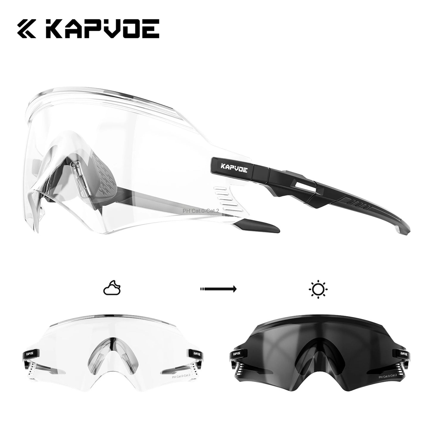 KAPVOE Outdoor Photochromic Sunglasses