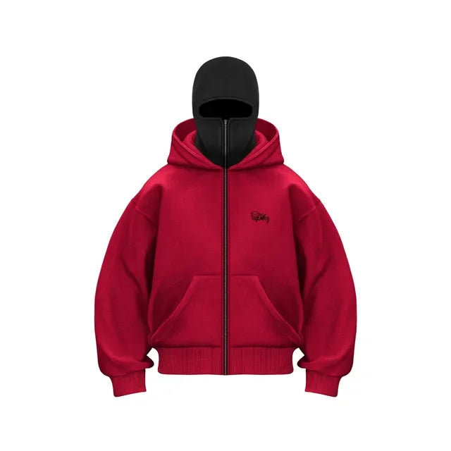 ski mask and hoodie DUO