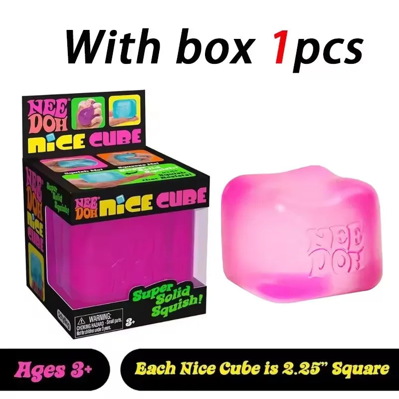 6cm Schylling Needoh Nice Cube, Sensory Toys, Anti-Stress Blocks, Stress Relief Jigsaw, Pressure Relief, Souvenir Gift