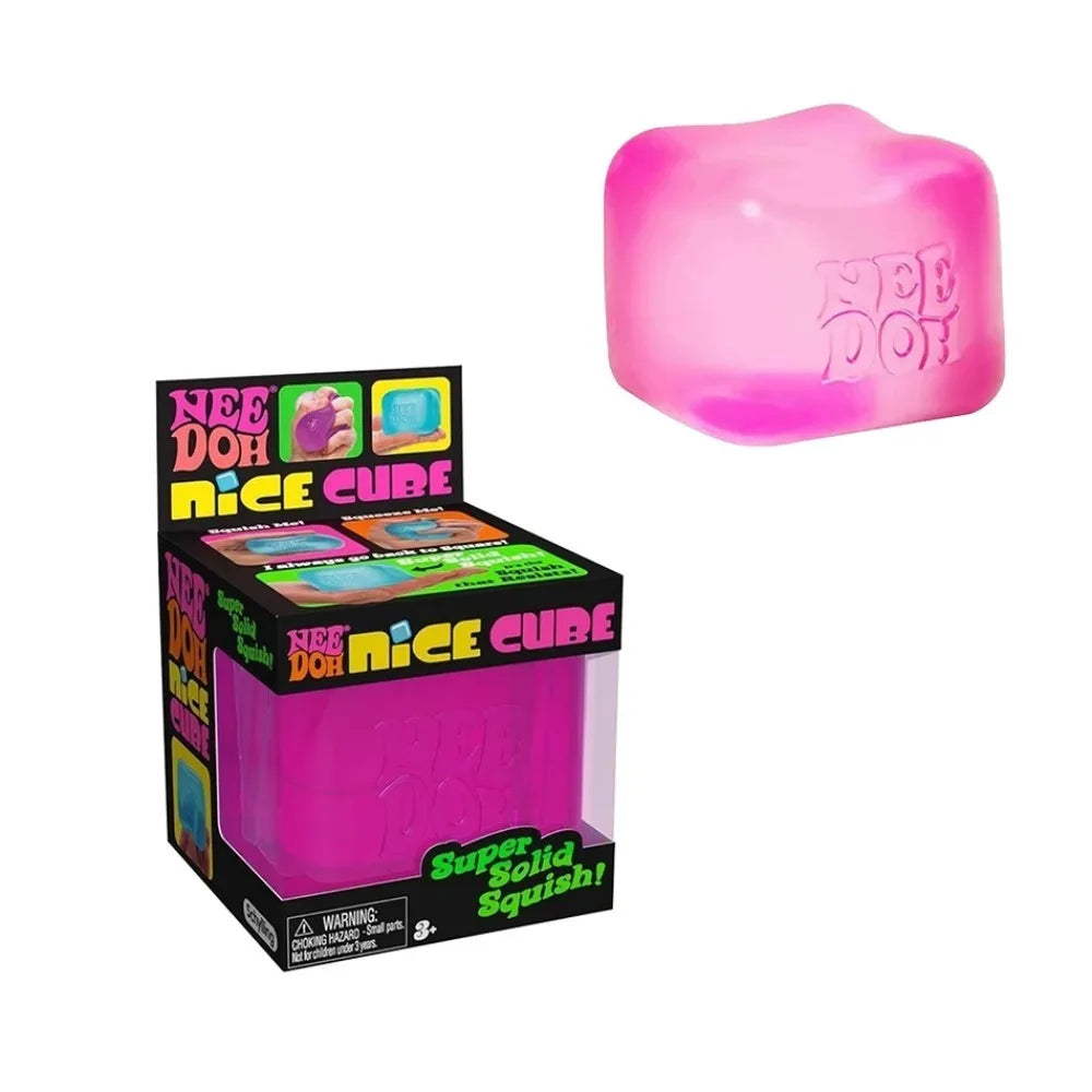 6cm Schylling Needoh Nice Cube, Sensory Toys, Anti-Stress Blocks, Stress Relief Jigsaw, Pressure Relief, Souvenir Gift