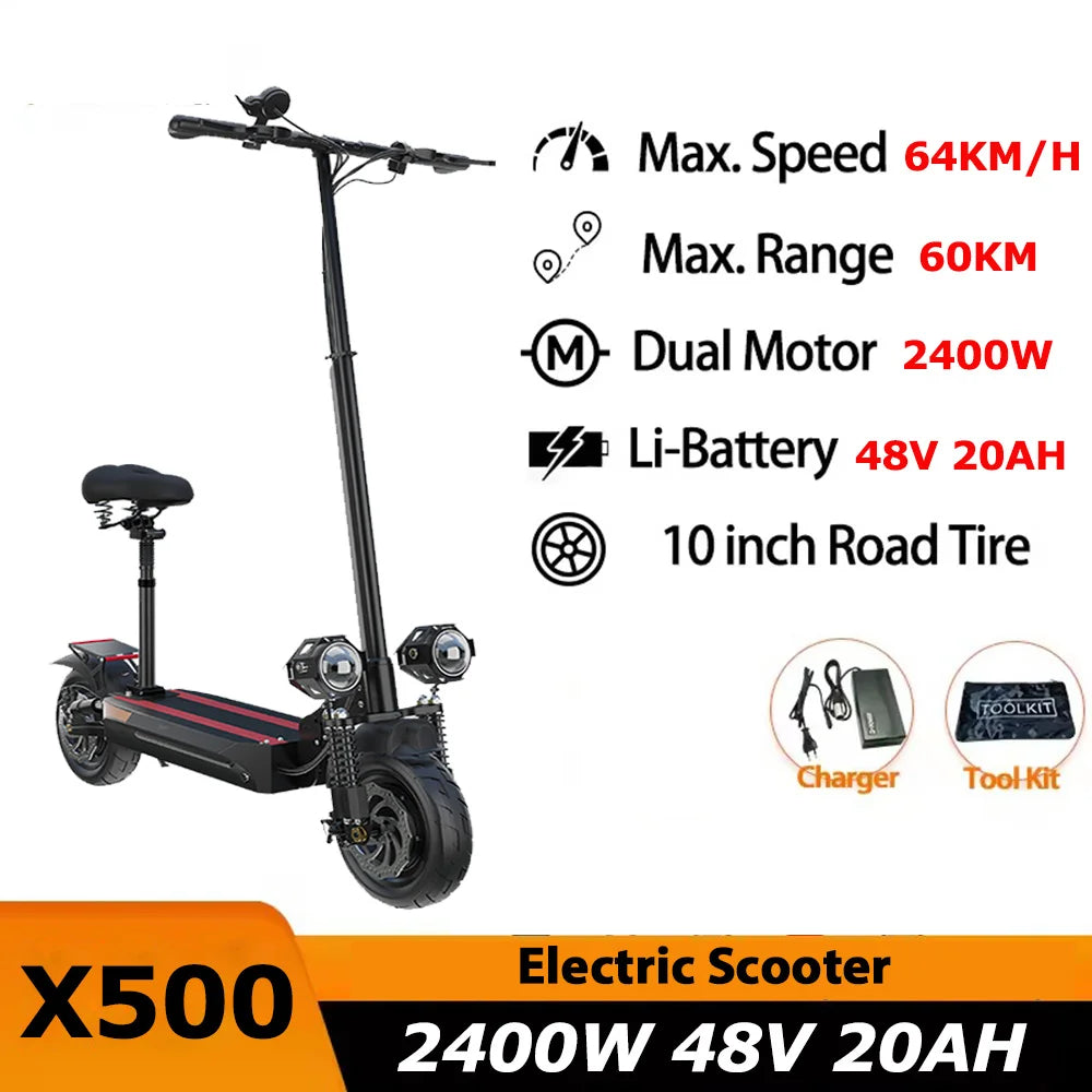 6000W Electric Scooter for Adults 85KM/H Max Speed Dual Motor