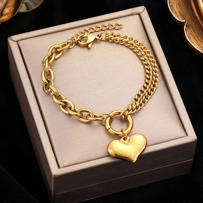 EILIECK 316L Stainless Steel Gold