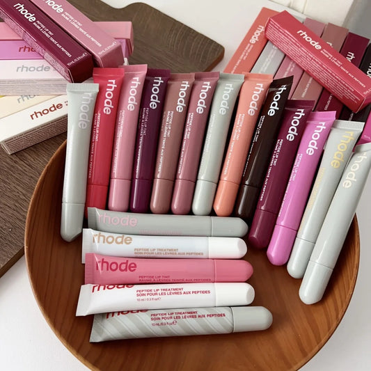 Brand Lip Balm Moisturizing Mirror Long Lasting Lip Gloss Ribbon